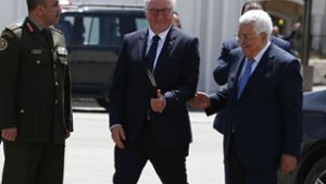 Steinmeier trifft Palästinenserpräsident Abbas