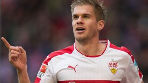 Simon Terodde schoss alle drei Tore für den VfB Stuttgart. Foto: dpa