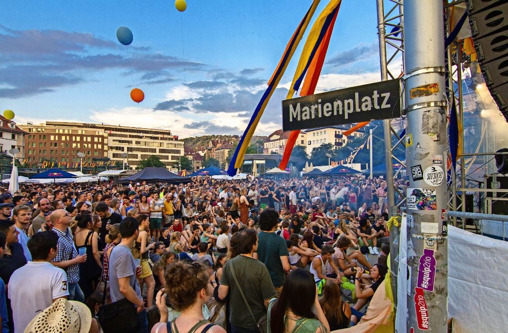 Das Marienplatzfest lockt bei schönem Wetter die Massen an. Foto: Lichtgut/Julian Rettig