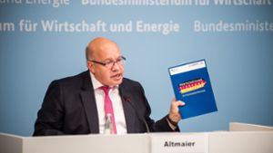 Peter Altmaier (CDU) will verstärkt als Mittelstands-Minister wahrgenommen werden. In einem Strategie-Papier sind seine Ideen zusammengefasst. Foto: dpa/Arne Immanuel Bänsch