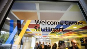 In Stuttgart werden Neuankömmlinge jetzt in einem Welcome-Center begrüßt. Foto: Lichtgut/Leif Piechowski