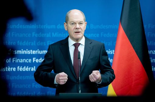 Bundesfinanzminister Olaf Scholz (SPD) zur Bafin-Reform. Foto: dpa/Kay Nietfeld