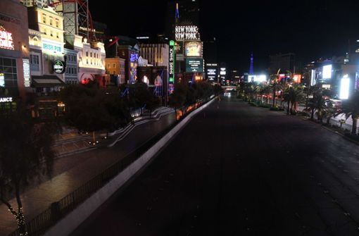 Auch in Las Vegas ruht aufgrund des Coronavirus derzeit das öffentliche Leben. Foto: AFP/Ethan Miller