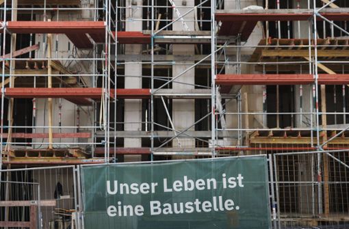 Im ersten Quartal 2022 hat die Bautätigkeit in Baden-Württemberg noch deutlich zugenommen. Doch es deutet sich eine Trendwende an. Foto: Gottfried Stoppel/Gottfried Stoppel