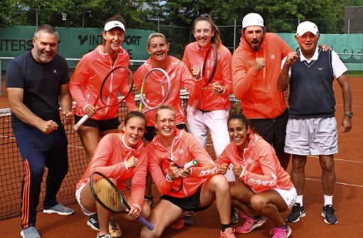 Die Tennisfrauen des TC Bernhausen steigen zum vierten Mal in Folge auf – diesmal in die zweite Bundesliga. Foto: Yavuz Dural