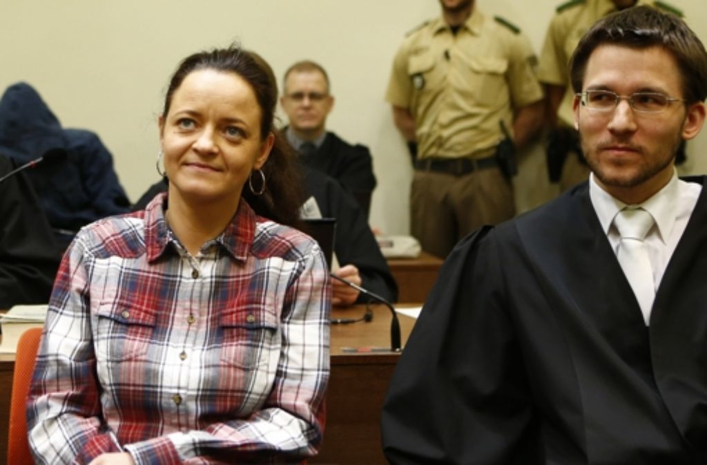 Beate Zschäpe hat schwere Vorwürfe gegen den Vorsitzen Richter des NSU-Prozesses erhoben. Foto: AP