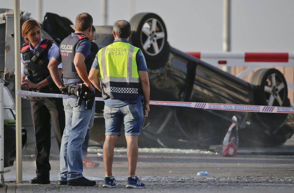 Mit diesem Audi A3 haben Terroristen in Cambrils versucht, weitere Menschen zu töten.