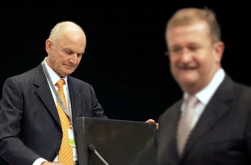 Der ehemalige VW-Aufsichtsratschef Ferdinand Piëch (links) und Ex-Porsche Chef Wendelin Wiedeking. Foto: dpa