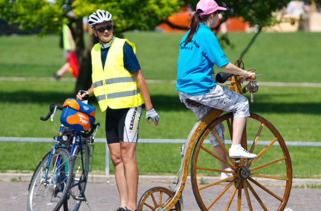 Fahrradfahrer kommen an diesem Wochenende in Stuttgart auf ihre Kosten.