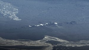 Luftaufnahmen vom ausgebrochenen Vulkan Bardarbunga. Foto: MORGUNBLADID POOL