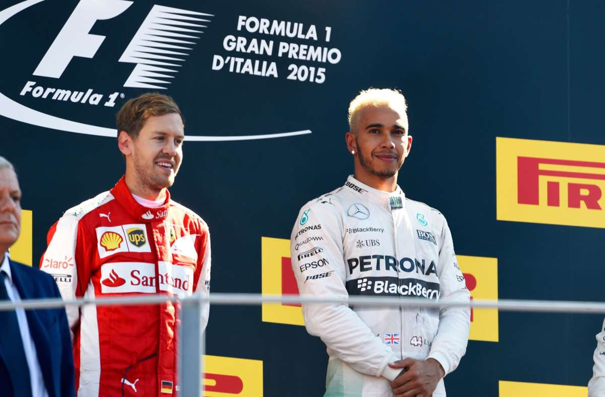 2015: Im Ferrari wird Sebastian Vettel Zweiter hinter dem Sieger Lewis Hamilton. In den Jahren danach wird er noch zweimal Dritter in Monza. Gewonnen hat er im Ferrari im Königlichen Park noch nie.