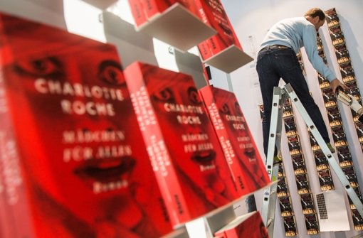 Bis zum Sonntag werden auf der Frankfurter Buchmesse bis zu 300.000 Besucher erwartet. Foto: dpa