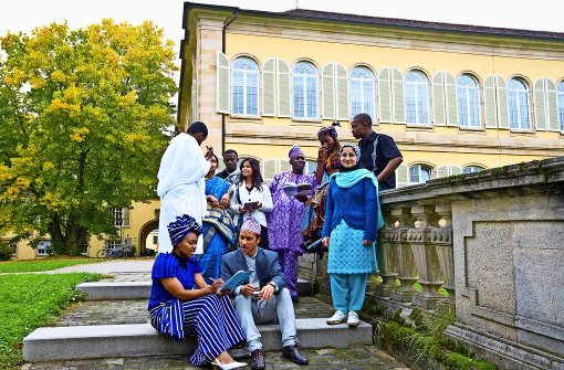 Die Universität Hohenheim zieht Studierende aus aller Welt an Foto: Universität Hohenheim/Sven Cichowicz