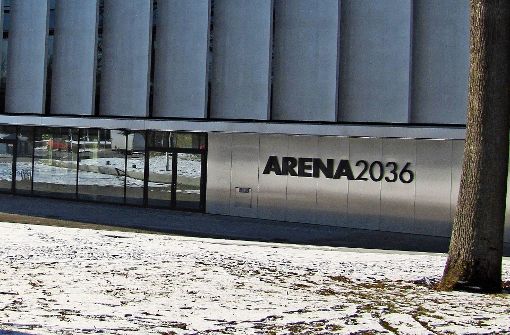 Die Arena 2036 ist fertig gebaut. Das Gebäude  steht auf dem ehemaligen Parkplatz am Pfaffenwaldring 19. Foto: Jacqueline Fritsch