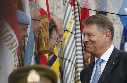 Klaus Johannis auf Staatsbesuch in Luxemburg. Foto: EPA