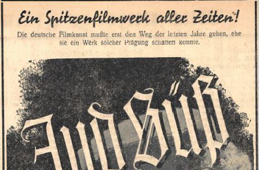 Staatlich geförderter Antisemitismus: Veit Harlans Film  „Jud Süß“ kam 1940 in die Kinos. Foto:  