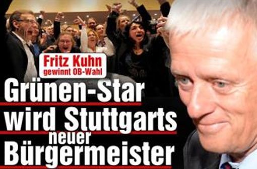 Von Kuhnglaublich bis grüne Gefahr - in unserer Presseschau erfahren Sie, was die anderen Medien zu Kuhns Wahlsieg in Stuttgart sagen. Foto: Screenshot SIR