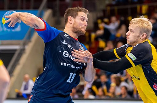 Handball-Zweitligist SG BBM Bietigheim profitiert von den Stärken von  Mimi Kraus: Eine davon ist sein  knallharter Schlagwurf. Foto: Baumann