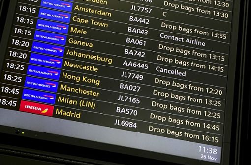 Großbritannien hat den Flugverkehr mit Südafrika eingeschränkt. Foto: dpa/Alberto Pezzali