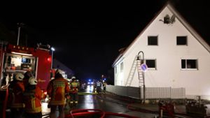 Drackenstein im Kreis Göppingen: 100 000 Schaden nach Wohnhausbrand
