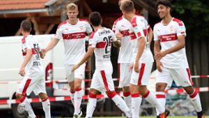 Diese Nachwuchstalente könnten beim VfB Stuttgart zukünftig eine größere Rolle spielen. Foto: Pressefoto Baumann