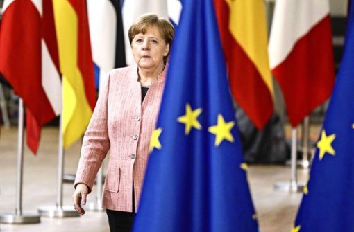 Für die nächsten sechs Monate ist Merkel, die wegen ihrer Erfahrung die informelle Vorsitzende ist, offiziell die Moderatorin im Club der 27 Staats- und Regierungschefs. Foto: imago/Belga