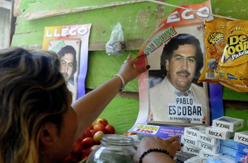 Irgendwo zwischen dem Allmächtigen und Robin Hood: Von vielen Kolumbianern wird Escobar bis heute verehrt. Foto: dpa