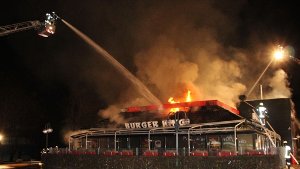 Burger-King-Restaurant wird teilweise abgerissen