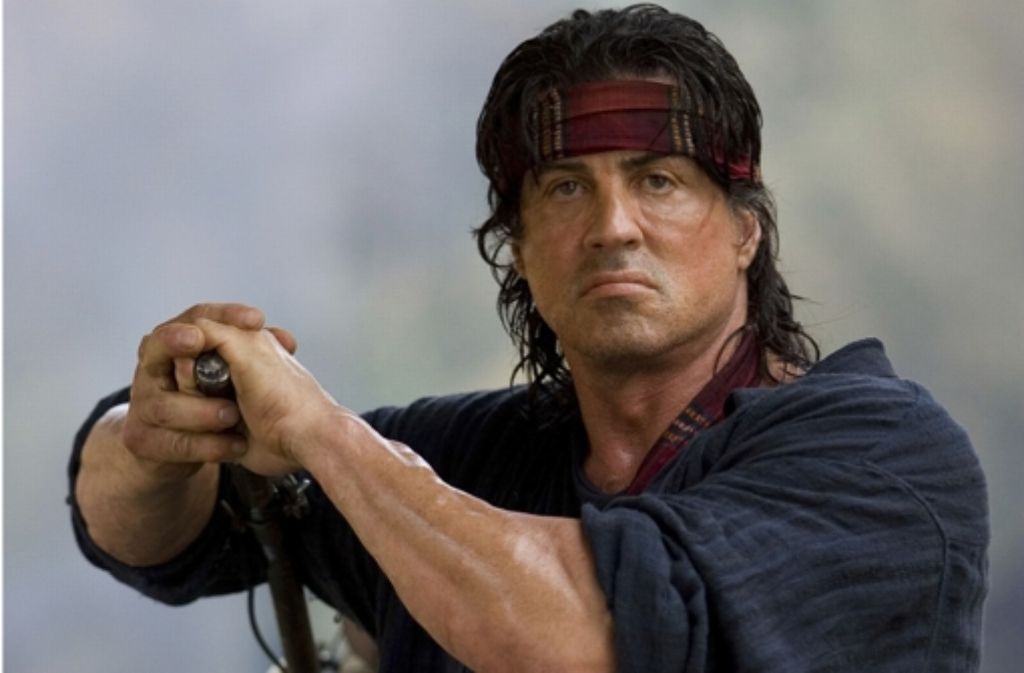 Silvester Stallone als „Rambo“ - eine seiner Paraderollen. Foto: AP