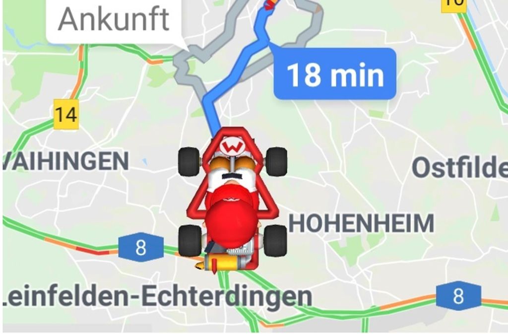 Als Super Mario in Stuttgart unterwegs. In unserer Anleitung zeigen wir, wie das funktioniert.