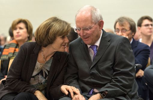 Ingeborg und Wolfgang Schäuble haben vier Kinder. Foto: dpa/Patrick Seeger