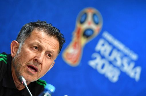 Juan Carlos Osorio glaubt, dass Mexiko mit Deutschland mithalten kann. Foto: AFP