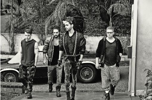 Die Zwillinge von Tokio Hotel (Bild Mitte) leben in Los Angeles. Foto: Universal Music/Lado Alexi