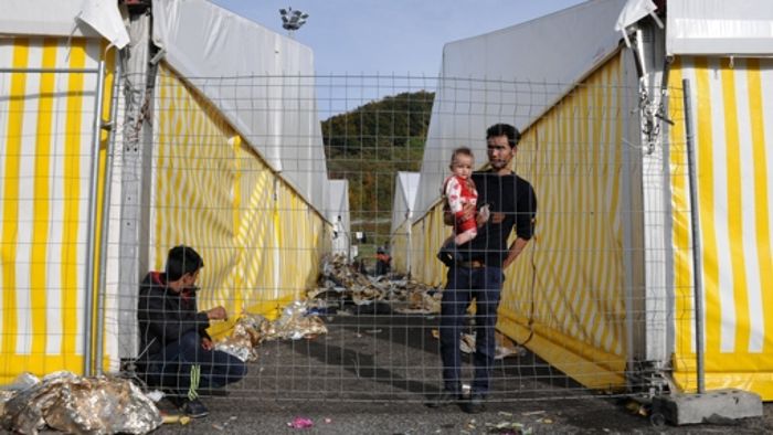 Tschechische Flüchtlinge im Hungerstreik