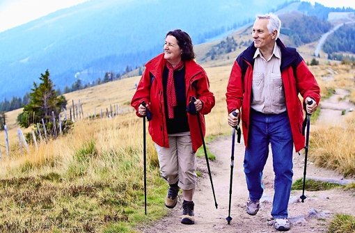 Wanderungen könnten künftige Aktivitäten der Rentner sein. Foto: Archiv Fotolia