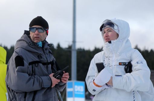 Ole Einar Björndalen und Darja Domratschewa  sind auf einer Mission. Foto: imago/KH