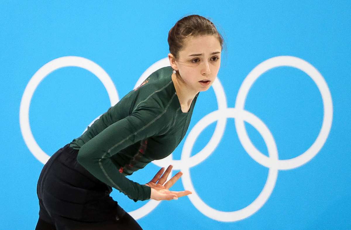 Kamila Walijewa wurde bereits Ende Dezember positiv auf Doping getestet. Foto: dpa/Valery Sharifulin