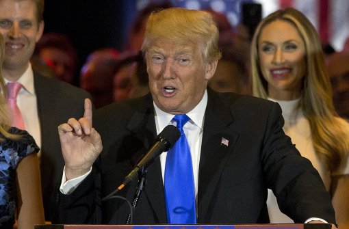 Alleiniger Republikaner-Kandidat: Donald Trump ist siegessicher Foto: AP