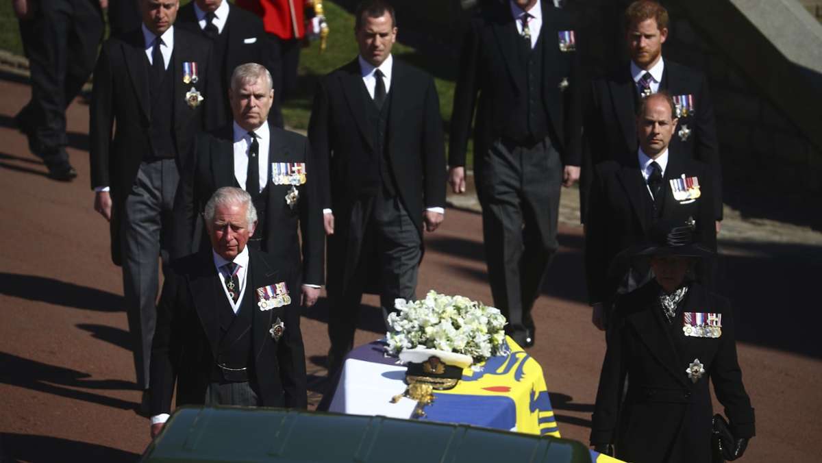 Trauerfeier in der  St. George’s Chapel: Großbritannien nimmt Abschied von Prinz Philip