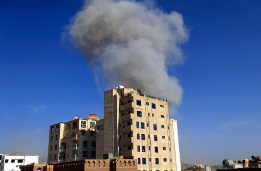 Die Stadt Sanaa ist von mehreren Luftangriffen getroffen worden. Foto: AFP