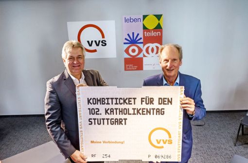 VVS-Geschäftsführer Thomas Hachenberger (li.) und   Wolfgang Schuster Foto: Lg//Kovalenko