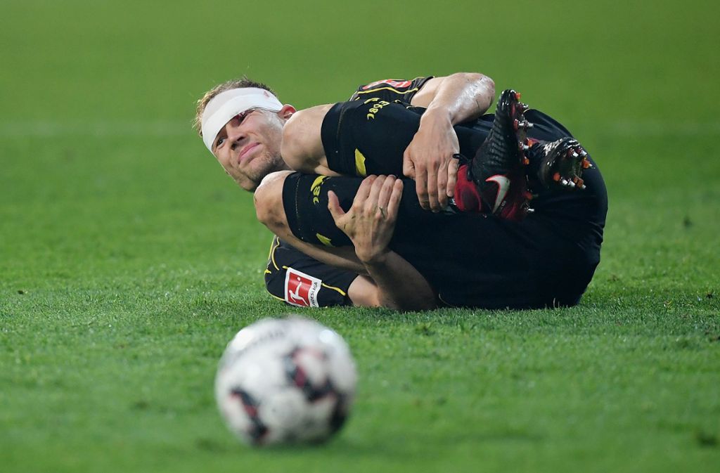 Holger Badstuber  hat sich währen der Partie verletzt.