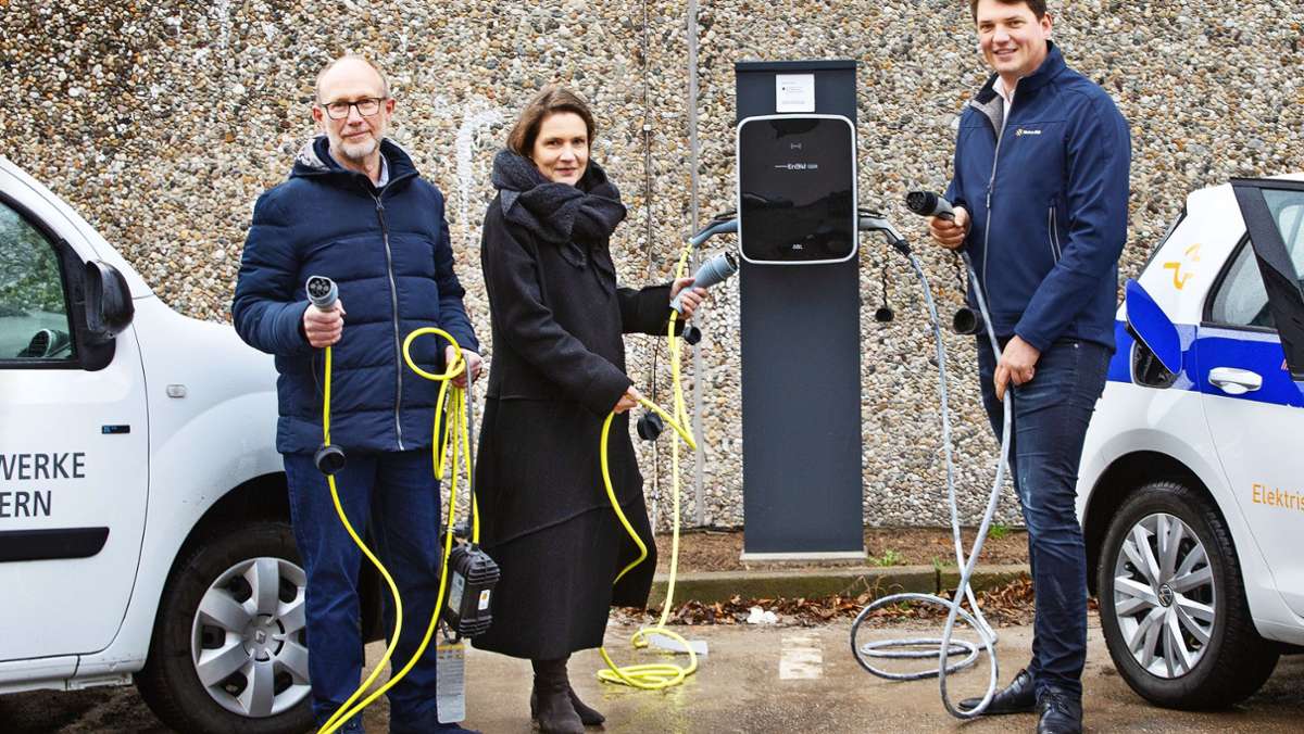 Elektromobilität in Ostfildern: Neue Ladeboxen bewegen zum Umdenken