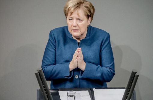 Angela Merkel (CDU) argumentiert für den UN-Migrationspakt. Foto: dpa