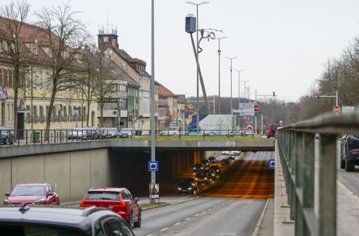 Bis in den Oktober wird der B 27-Tunnel in Ludwigsburg saniert. Foto: Simon Granville