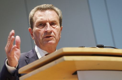 Günther Oettinger geht mit Deutschlands Politik hart ins Gericht. (Archivbild) Foto: Lichtgut/Julian Rettig