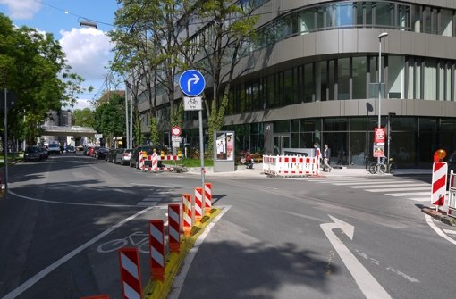 Für Radfahrer ist die Kreuzung an der Feinstraße gefährlich. Foto: Nina Ayerle