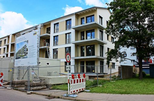Fertige Module, jedoch kein Plattenbaucharme: Die 32 Wohnungen am Hausenring sind zwar seriell hergestellt, jedoch sollen sie architektonisch attraktiv sein. Foto: Marta Popowska