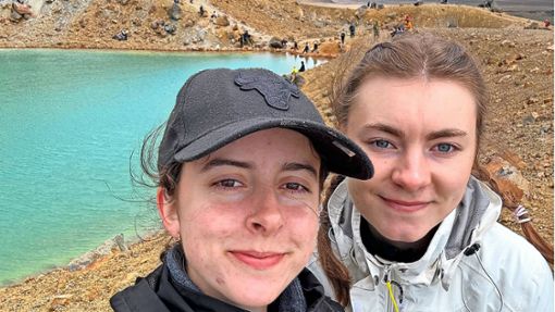 Helena (links) und Florin erleben in Neuseeland ihr bislang größtes Abenteuer. Foto: privat