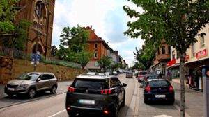 Noch dürfen 50 Stundenkilometer auf der Unterländer Straße gefahren werden. Das neue Tempolimit soll von Sommer an für mehr Verkehrssicherheit sorgen. Foto: Bernd Zeyer